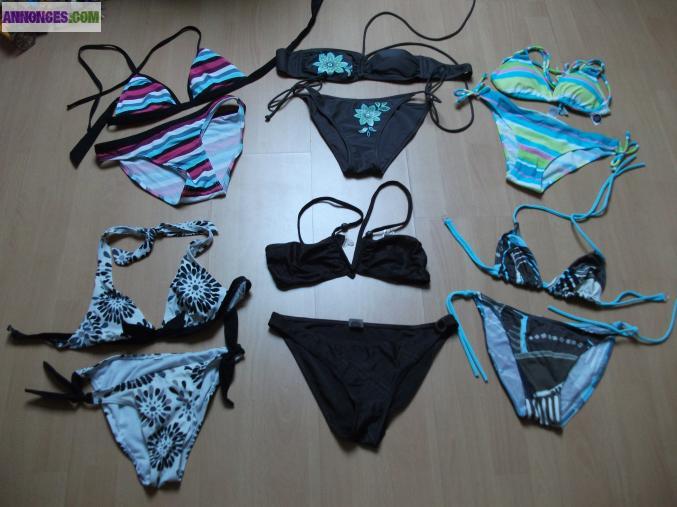 Lot de 6 maillot de bain t34/36