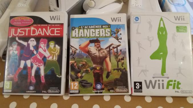 Console wiifit+jeux