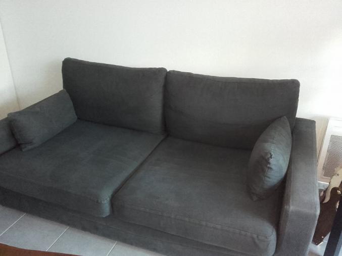 Canapé en tissus 3 places