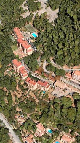 Grasse, beau 3 p proche dans parc verdoyant 