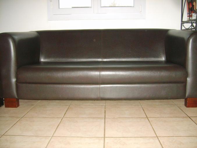 CANAPE FIXE 3 PLACES