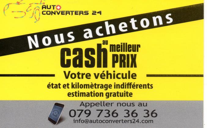 Achete cash toutes marque de véhicule