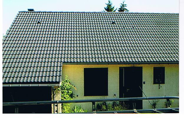 Demoussage nettoyage pose résine coloré sur toiture