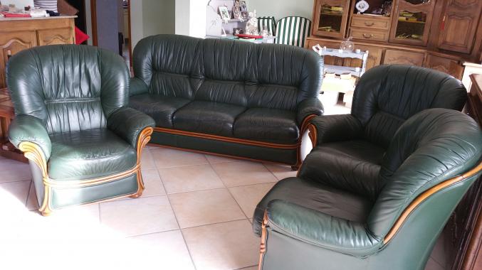 1 canapé et 3 fauteuils