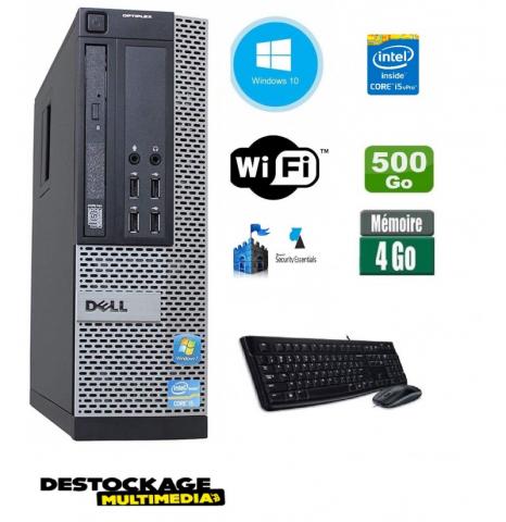 PC Dell Optiplex 790 SFF QuadCore i5 3.1Ghz 4Gb 500Go wifi Win 10