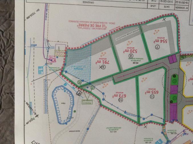 À vendre 4 parcelles viabilisées