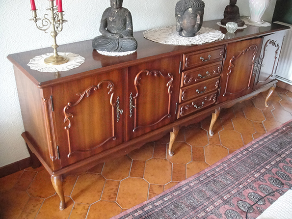Salle à manger en merisier de style Louis XV 