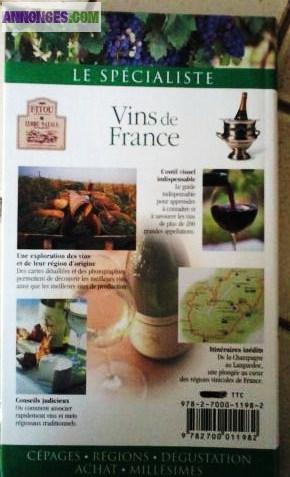 LIVRE VINS DE FRANCE
