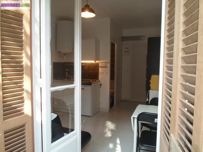 Meublé 450€cc nice centre