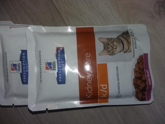 Nourriture K/D chat + Hills renal