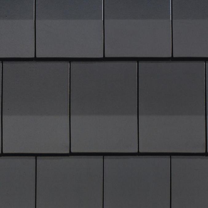 Tuiles Koramic datura gris noir mat émaillé 