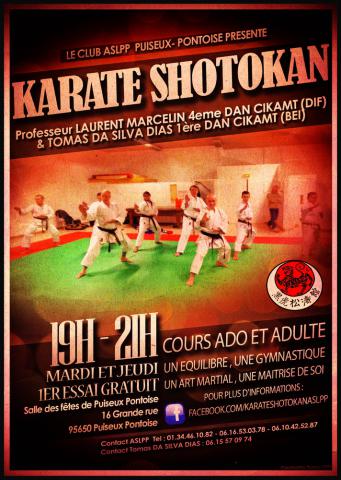 Cours Karaté Shotokan Puiseux-Pontois Mardi/Jeudi