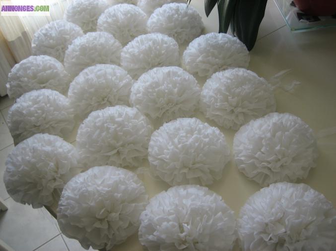 Mariage fleurs de bancs d'église ou déco à la demande