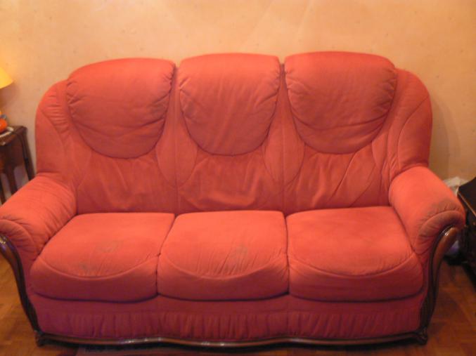 Canapé et ses 2 fauteuils