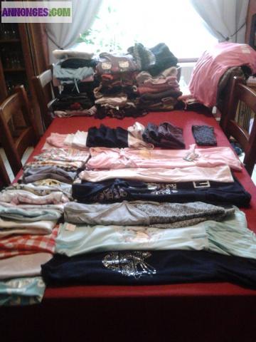 Lot vetement fille 8-10 ans