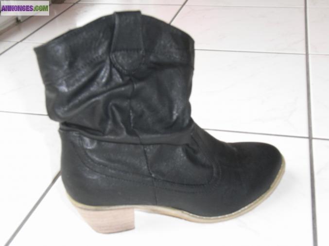BOTTINES NOIRES
