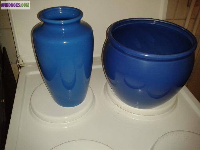 Vase et cache pot