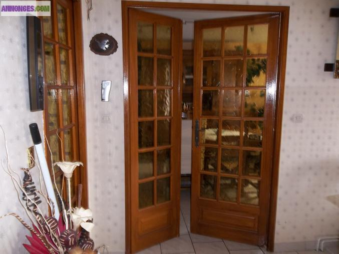 Porte vitrée d'interieur