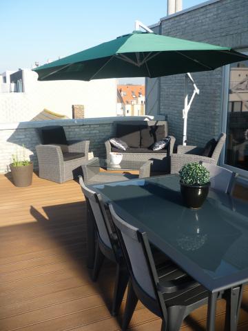 Beau penthouse moderne à louer à Ostende