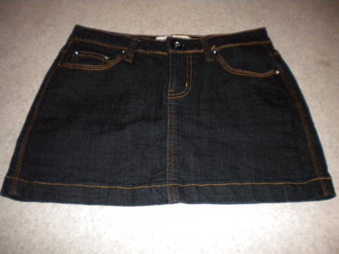 Jupe en jeans femme courte taille 36
