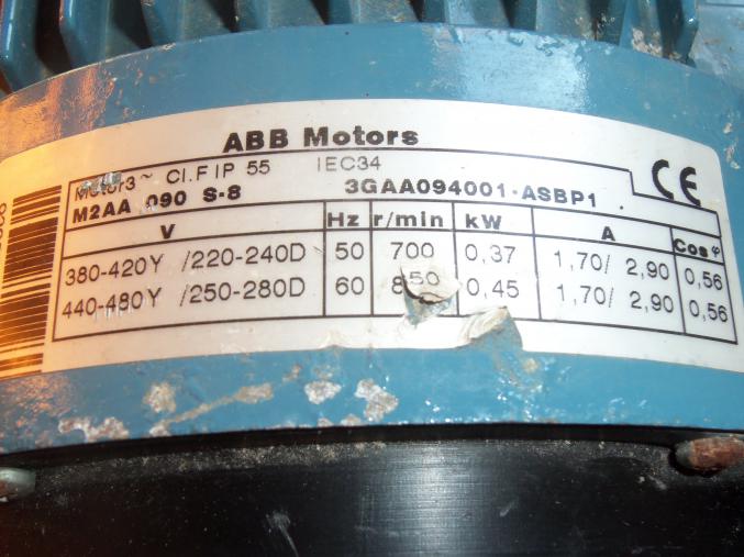 Moteur électrique ABB