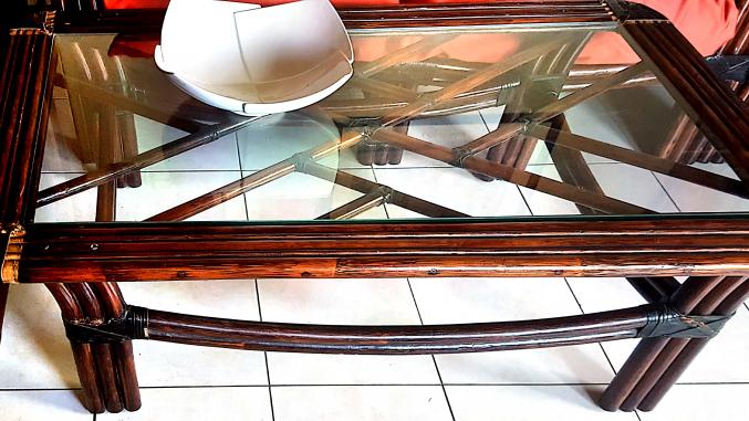 Vends mobilier Rotin