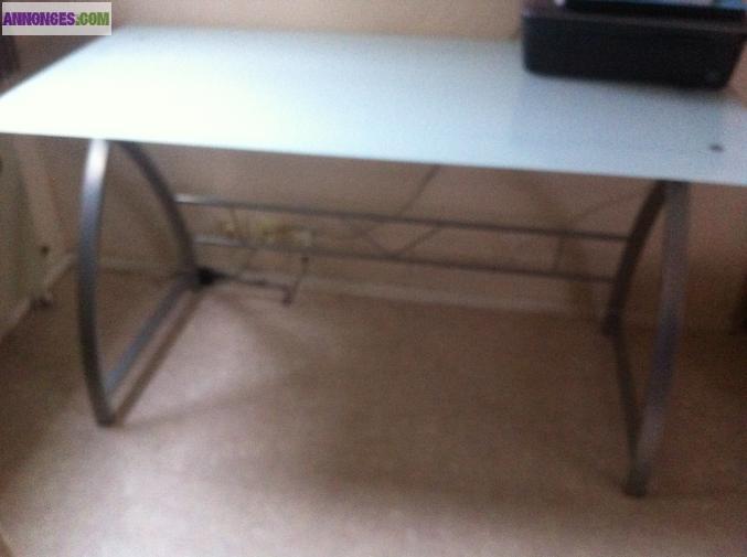 Bureau en verre