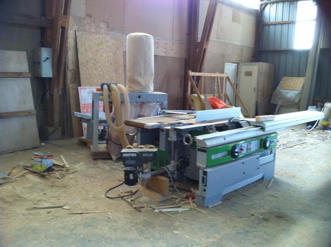 COMBINE A BOIS FELDER CF 741 SP + accessoires