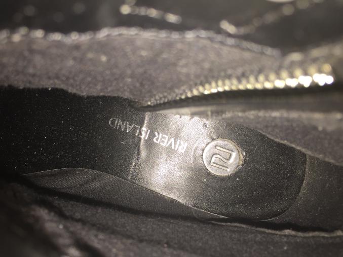 Belle bottine noir River Island