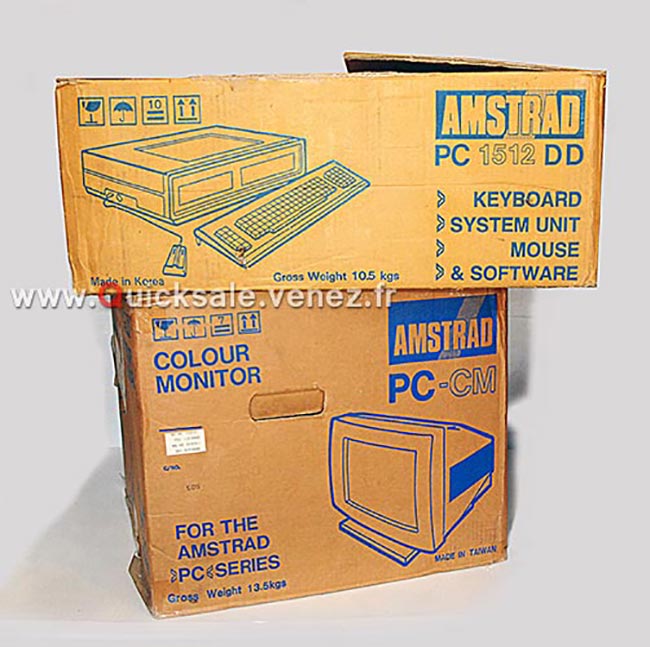 PC Amstrad 1512 DD de 1987 (Rare)