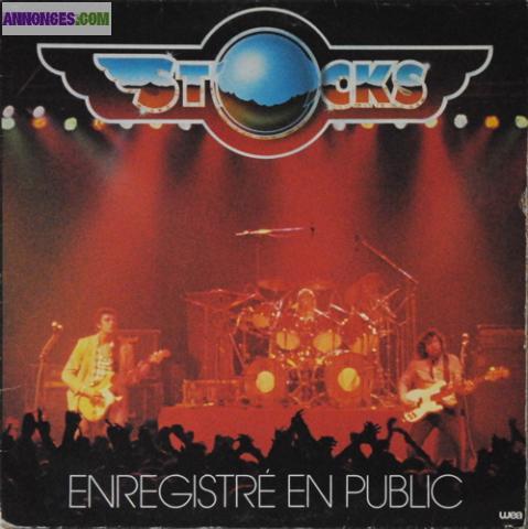 DISQUE VINYLE 33T STOCKS "LIVE"