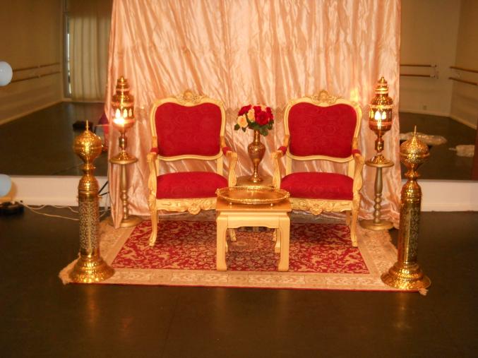 Trône Mariage Oriental