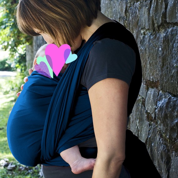 Echarpe de portage tissée