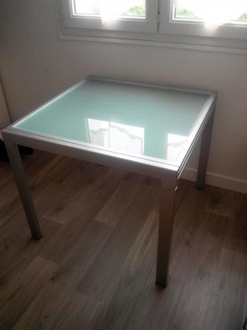 TABLE CARREE TRANSFORMABLE