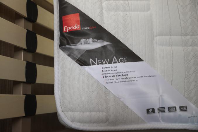 Matelas EPEDA 2 pers ( > 3ans garantie) + sommier
