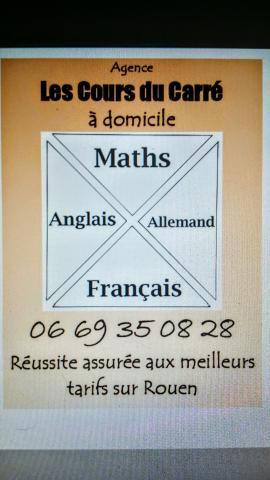 Les Cours du Carré : maths,français, anglais, allemand