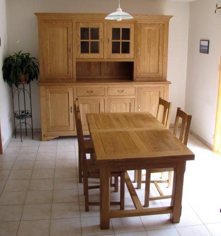 Salle a mander chene clair