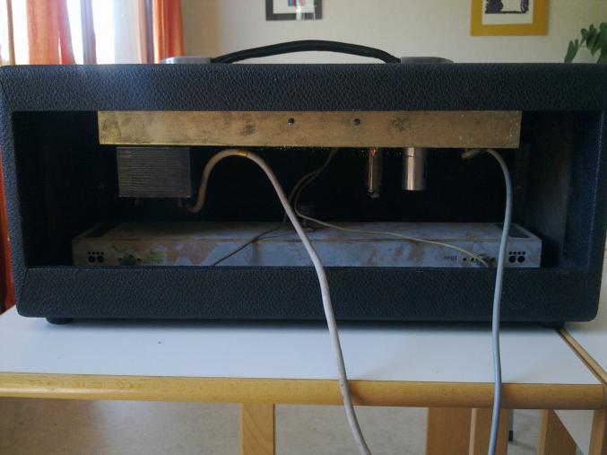 Guitare reverb lampe