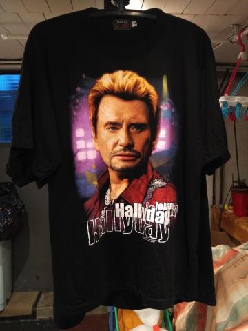 T-shirt Johnny Hallyday