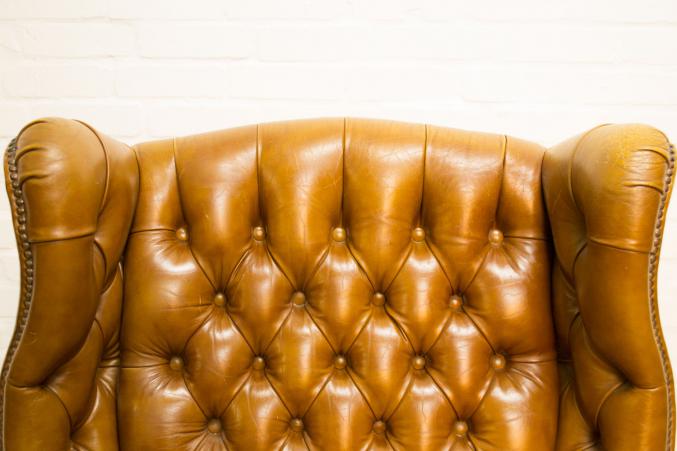 Fauteuil club englischer Chesterfield Vintage 1