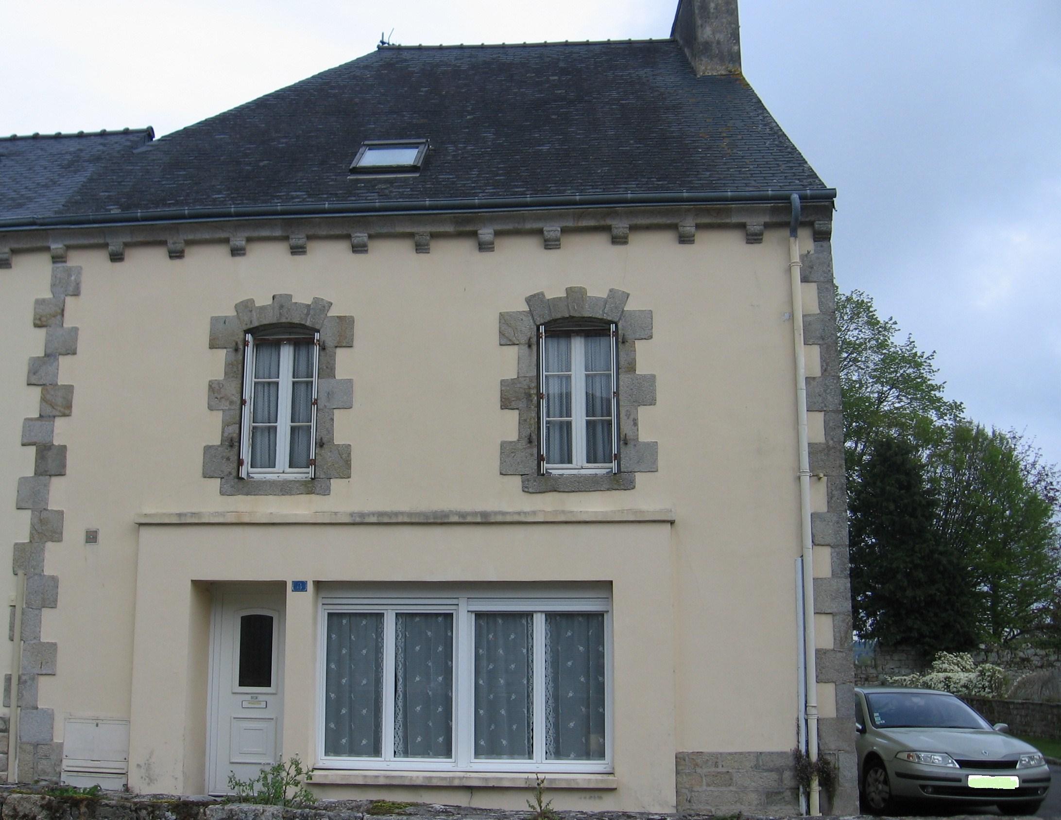 Maison bourg + courette