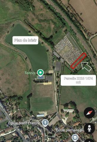 Terrain de loisir, jardin, pêche, source