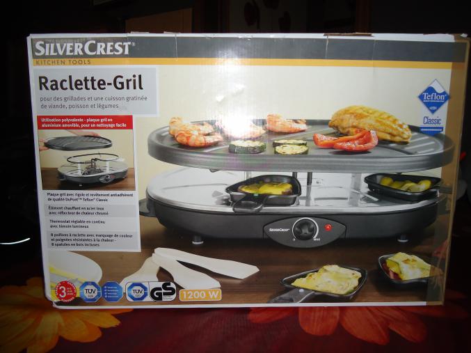 Raclette-gril de la marque Silver Crest: