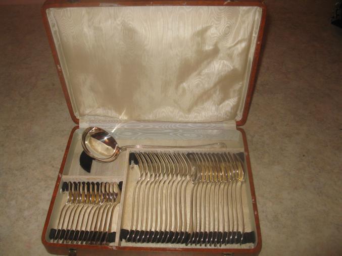 Coffret de couvert en argent