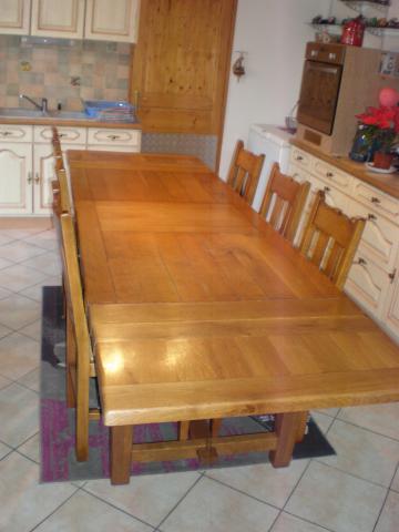 Table en chêne