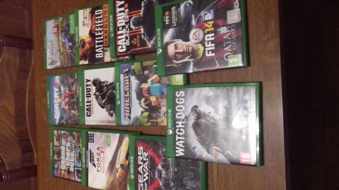 Xbox one plus 11 jeux plus disque dur externe
