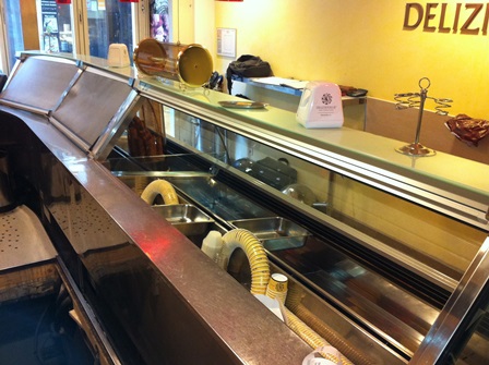 Vitrine a glace négative 45 parfums