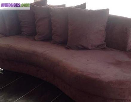 Vend Canapé méridienne 3 places