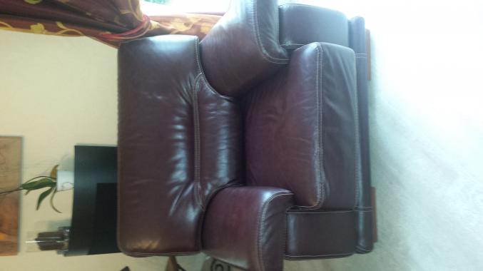 Canapé plus fauteuil cuir
