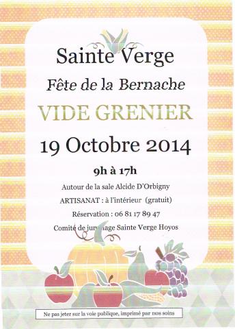Vide grenier fête de la bernache